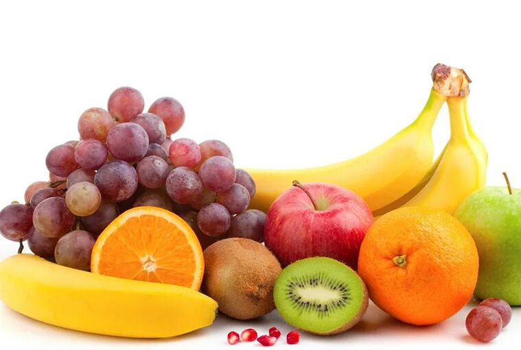 Svaigi augļi, kas veido uztura pamatu podagras uzliesmojumu laikā